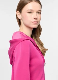 Felpa stretch con cappuccio Holistic donna