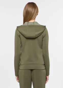Felpa stretch con cappuccio Holistic donna