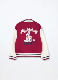 Felpa varsity Hello Kitty misto cotone bambina