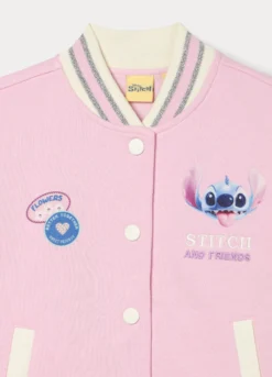 Felpa varsity Stitch misto cotone bambina