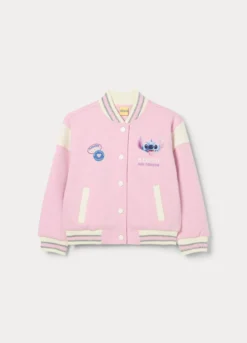 Felpa varsity Stitch misto cotone bambina