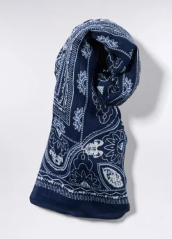 Foulard con stampa in pura viscosa donna