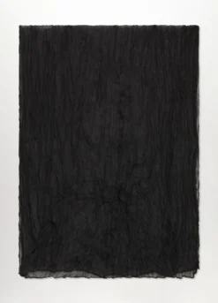 Foulard crinkle tinta unita donna