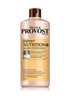 Franck Provost Balsamo Professionale Expert Nutrition +, Balsamo con Olio di Cocco per capellinutriti e disciplinati, , 750 ml.