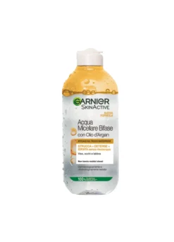 Garnier Acqua Micellare Bifase, Strucca, Deterge e Idrata Senza Risciacquo, 400 ml, Confezione da 3.