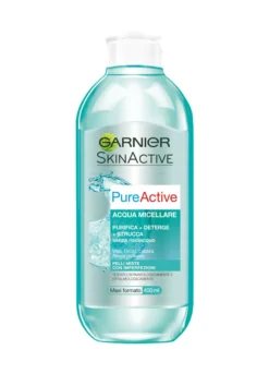 Garnier Acqua Micellare Pelli Miste, Purifica, Deterge e Strucca Senza Risciacquo, 400 ml.