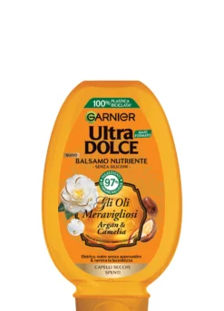 Garnier Balsamo Ultra Dolce, Balsamo per Capelli Secchi, Meraviglioso, 250 ml.