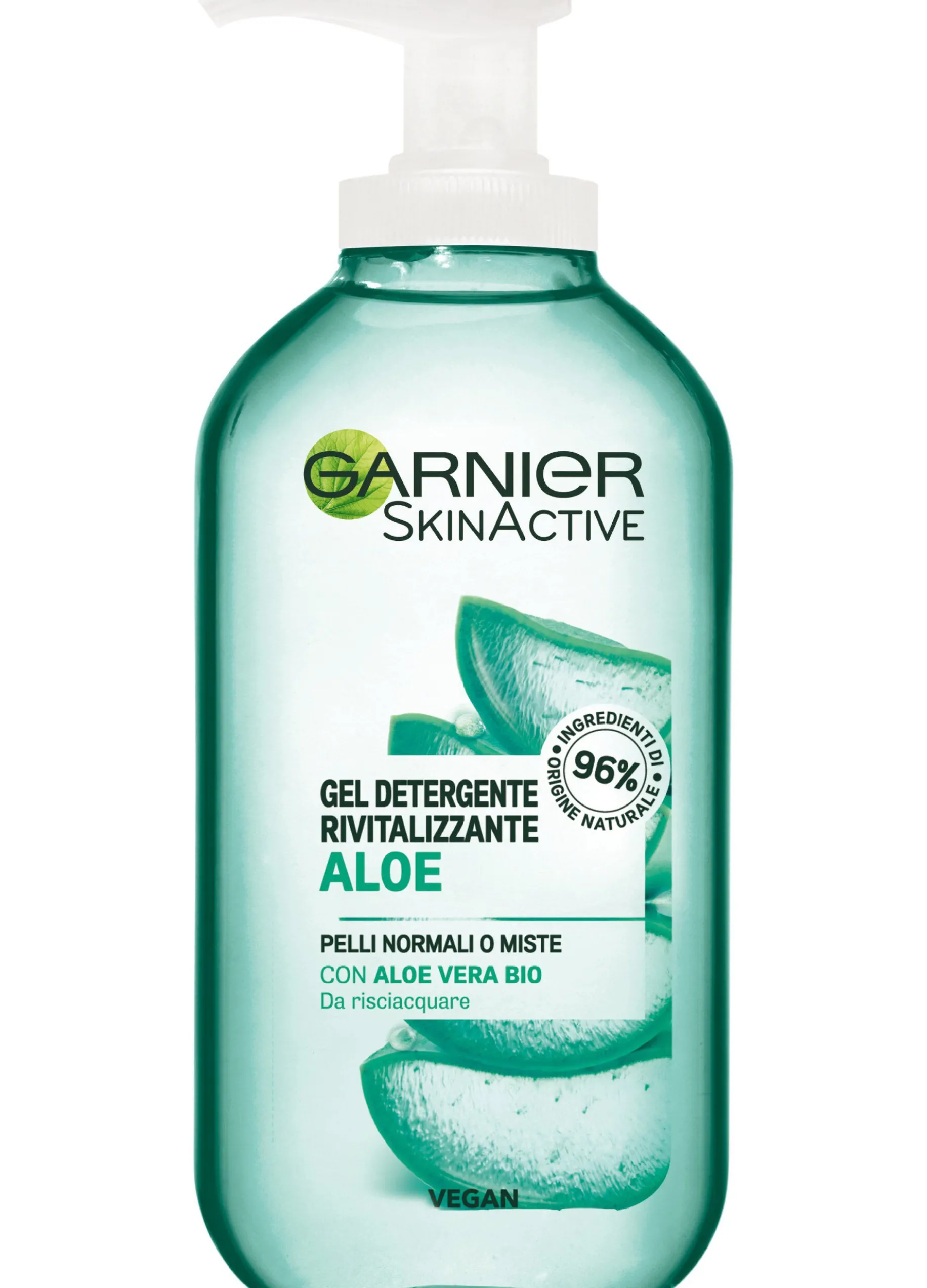 Garnier Detergente SkinActive, Texture Gel, Arricchito con Aloe Vera.