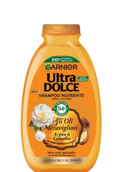 Garnier Shampoo Ultra Dolce Meraviglioso, Shampoo per Capelli Secchi, 300 ml.