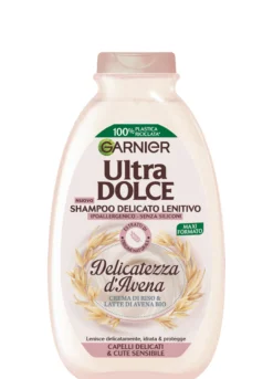 Garnier Shampoo Ultra Dolce Delicatezza d'Avena, Shampoo per Capelli e Cute Delicati, 300 ml.