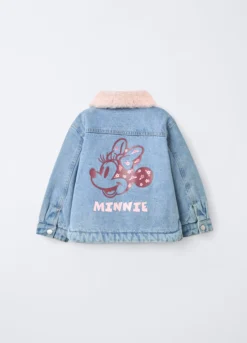 Giacca Disney in denim misto cotone bimba