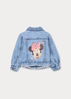 Giacca in denim di puro cotone bimba