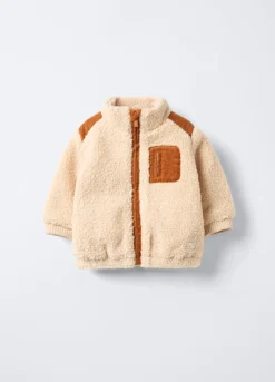 Giacca in sherpa neonato