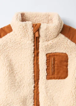 Giacca in sherpa neonato