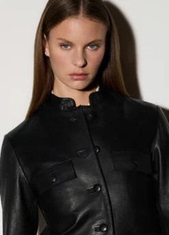 Giacca in vera pelle donna