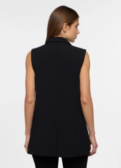Gilet con collo reverse donna