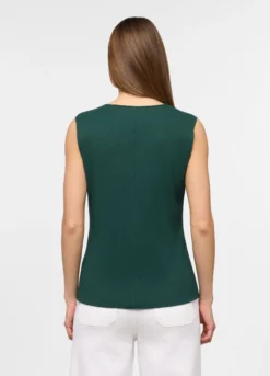 Gilet crinkle stretch donna