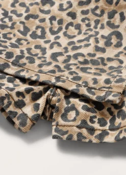 Gonna pantalone in twill di puro cotone ragazza
