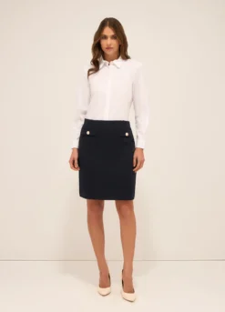 Gonna a tubino jacquard donna