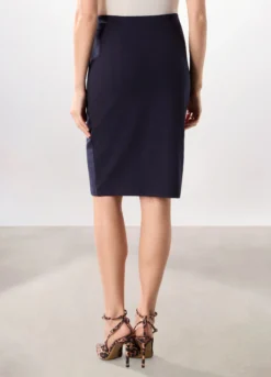 Gonna a tubino misto viscosa donna