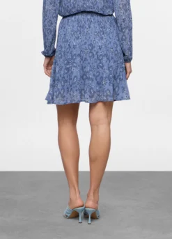 Gonna corta in crepe donna