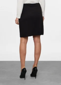 Gonna corta jacquard stretch donna