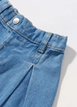 Gonna in denim di puro cotone neonata