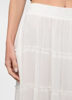 Gonna lunga a balze in pura viscosa donna