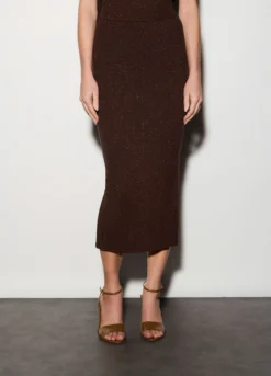 Gonna lunga in costina donna
