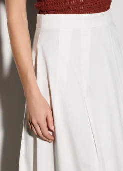 Gonna lunga in cotone stretch donna