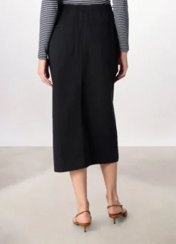Gonna lunga in denim misto cotone donna