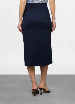 Gonna lunga in jersey di puro cotone donna