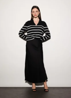 Gonna lunga in raso donna