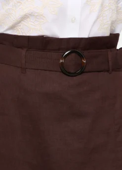 Gonna lunga misto lino donna
