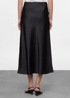 Gonna lunga satin donna