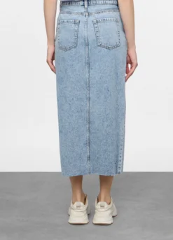 Gonna midi in denim
