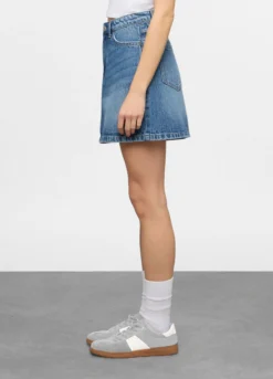 Gonna mini in denim donna