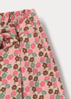 Gonna pantalone in french terry di cotone stretch bimba