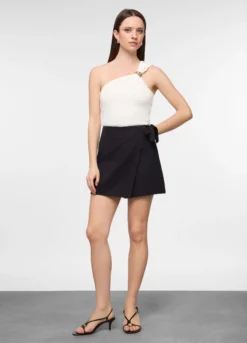 Gonna pantalone misto lino donna