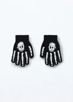 Guanti tricot con patch