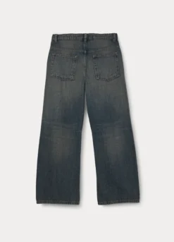 Jeans fit baggy in denim ragazzo