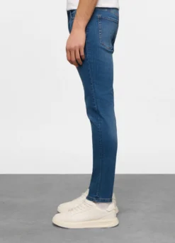Jeans skinny fit in cotone stretch uomo