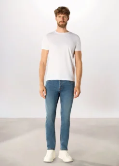Jeans skinny fit in denim stretch uomo