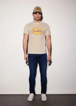 Jeans skinny fit in misto cotone stretch uomo