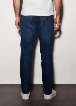 Jeans slim fit in denim di cotone elasticizzato uomo