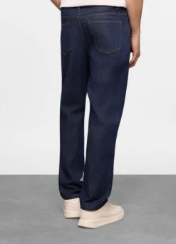 Jeans 5 tasche regular fit in denim uomo