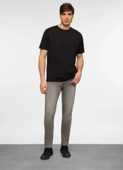 Jeans 5 tasche skinny fit in cotone stretch uomo
