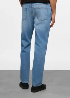 Jeans 5 tasche slim fit in denim stretch uomo