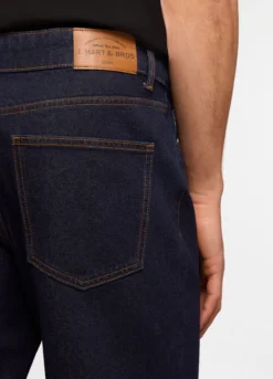 Jeans 5 tasche slim fit in denim uomo