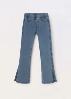 Jeggings flare fit in denim ragazza